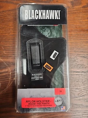 Blackhawk IWB Holster 4" Barrel Revolvers Left - Colt Ruger S&W Charter Taurus  - Image 1 of 4
