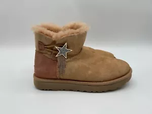 UGG Mini Bailey Star Damen Winterstiefel Braun EUR 38 Gefüttert - Bild 1 von 3