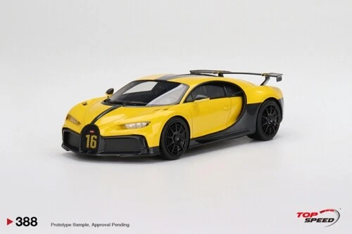 1/18 BUGATTI CHIRON PUR SPORT YELLOW TS0388 - Image 1 of 1