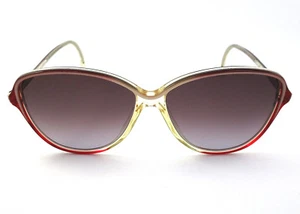 occhiali da sole Luxottica vintage donna 4067 colore trasparente/rosso - Foto 1 di 5