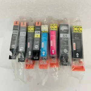 Ink Cartridges Canon Printer C-225 C-226 Black Cyan Magenta Yellow - New - Picture 1 of 5
