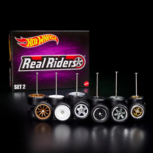 Hot Wheels Collectors RLC EXCLUSIVE REAL RIDERS WHEEL PACKS SET 2 JDM - 12 Sets