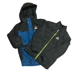 Chaqueta de lluvia Gerry 3 en 1 para niños invierno esquí snowboard azul negro talla S (7-8) - Imagen 1 de 10