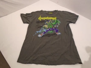 Goosebumps RL Stine Graphic T Shirt Sz XL Geek Fuel Exclusive Gray graphic logo - Picture 1 of 2