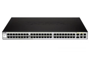 D-Link DES-1210-52P 52-Port PoE Ethernet Web Smart Switch Open Box - Picture 1 of 5