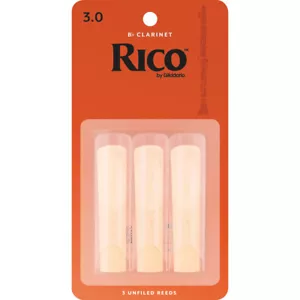 3 Pack Rico Bb Clarinet B flat Reeds # 3 Strength 3 RCA0330 - Picture 1 of 1