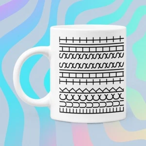 Fck This Sht Tasse versteckte Nachricht 11 Unzen - lustige optische Täuschung Kaffeetasse - Bild 1 von 4