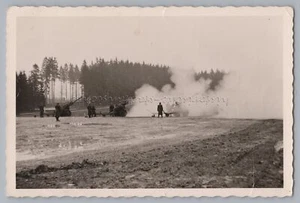Militär Bundeswehr Artillerie Übung - Altes Foto - Picture 1 of 2