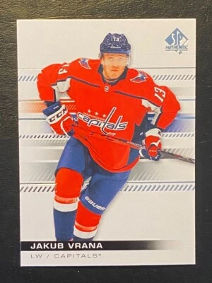Jakub Vrana 2019-20 Upper Deck SP Authentic #29 Washington Capitals - Image 1 of 2