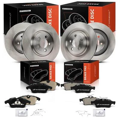 A-Premium 12x Disc Brake Rotors & Brake Pad Front & Rear for Jaguar XF XJ8 326mm - Изображение 1 из 4