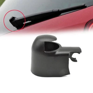 Black Car Rear Wiper Washer Arm Blade Cover Cap For VW MK5 Golf Passat Caddy - Picture 1 of 6