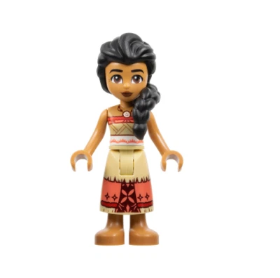 Lego Sina Red and Tan Top Disney Princess Moana Minifigure NEW 2023 - Image 1 of 2