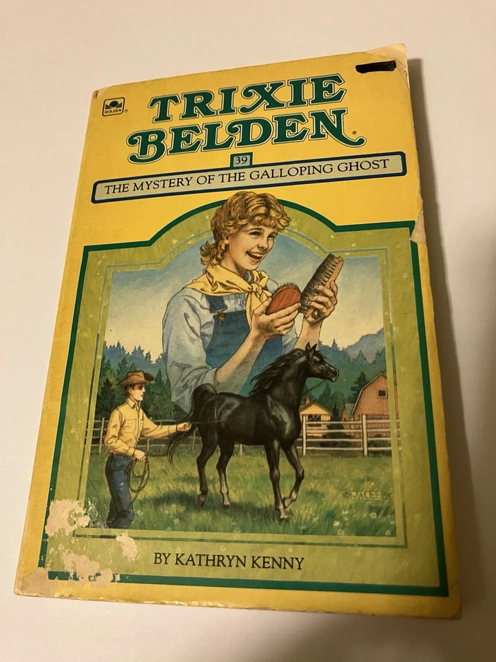 TRIXIE BELDEN BOOK #39 PB THE MYSTERY OF THE GALLOPING GHOST BY KATHRYN KENNY - Image 1 of 4
