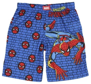 Marvel Spiderman Boys' Youth Wall Crawler Superhero Sleep Shorts (MD, 6/8) - Picture 1 of 4