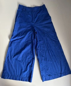 Witchery Women's Blue High Rise, Wide Leg, 100% Cotton Chino Pants - Size 6 - Picture 1 of 12