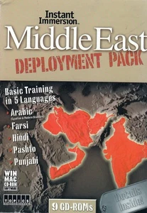 Middle East Deployment Language Learning 9 CDs Arabic,Farsi,Hindi,Pashto,Punjabi - Picture 1 of 1