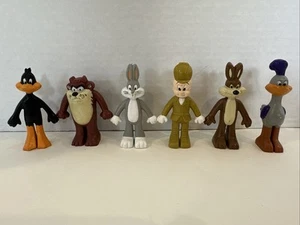 6 Vintage 1988 Arby's Daffy Bugs Elmer Fudd, Taz, porky, Figure Looney Tunes - Picture 1 of 14