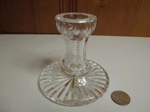 Waterford Kristall 3 5/8" Einzellicht Kerzenständer Glas Kegel Kerzenhalter - Bild 1 von 5