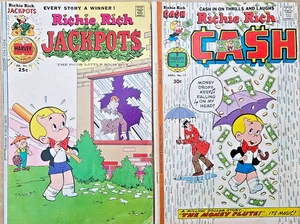 Richie Rich Jackpots Cash 2 Comic Books Poor Little Rich Boy - Picture 1 of 4