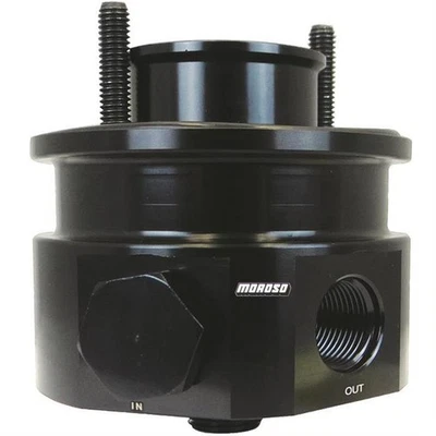 Moroso 23701 Filter Adapter, Sandwich, Ext, Accumulator, BBC - Image 1 of 4