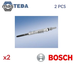 0 250 203 012 ENGINE GLOW PLUGS BOSCH 2PCS FOR FIAT ULYSSE 2.2L 120KW,125KW - Picture 1 of 5