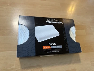 Tempur-Pedic Ergonomic Neck Pillow, small Profile, White, NEW, Open Box - Image 1 of 3