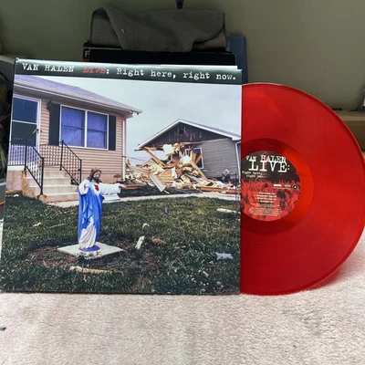 Van Halen Live: Right Here, Right Now. RSD2023 180g Red Translucent 4xLP Vinyl - Image 1 of 4