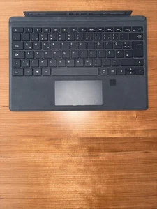 Microsoft Surface Pro Type Cover Tastatur Qwertz - Schwarz Grau - Bild 1 von 2