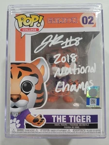 Justyn Ross handsigniertes Beckett COA Funko Pop! Clemson der Tiger #02 signiertes Auto - Bild 1 von 5