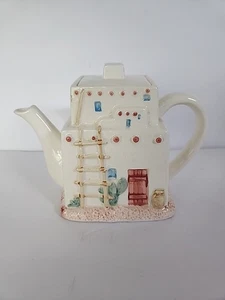 Southwestern Adobe House Teapot Otagiri Japan - Picture 1 of 5
