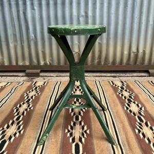 Vintage Industrial Stool Factory Machinist Engineers Metal Evertaut Style - Picture 1 of 9
