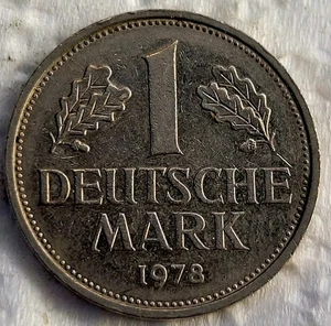 1978- D Germany 1  Deutsche Mark  Beautiful Coin  - Picture 1 of 2