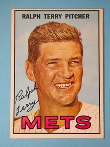 1967 Topps Ralph Terry New York Mets #59 EX-NM ⚾ - Picture 1 of 11