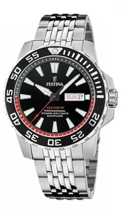 Festina Diver steel watch F20661/3 - Picture 1 of 1