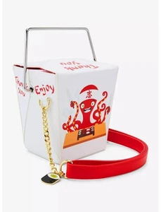 Bandolera Loungefly Disney Pixar Monsters, Inc. Harryhausen's Takeout Box nueva con etiquetas - Imagen 1 de 8