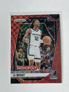 2024-25 Panini Prizm - Ja Morant #22 Ruby Wave Prizm - Picture 1 of 2