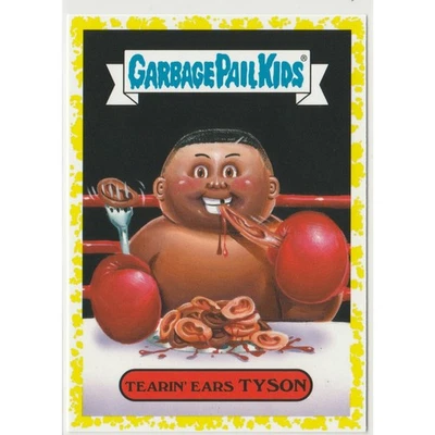 Tearin' Ears Tyson #5b Garbage Pail Kids GPK Phlegm Yellow - Image 1 of 2