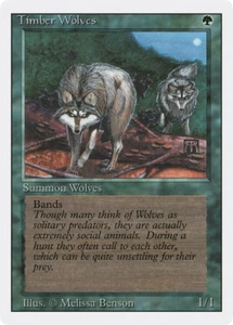 Timber Wolves X (1) MTG Revised Edition Excellent/Near Mint 4RCards - Bild 1 von 1