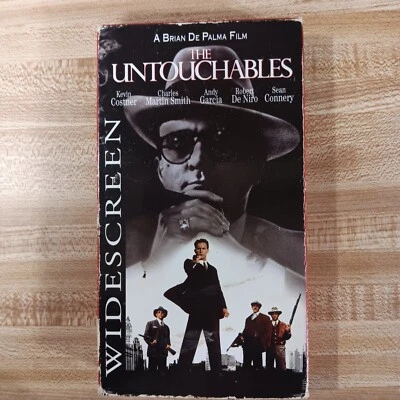 The Untouchables 87 Widescreen VHS Brian De Palma Ennio Morricone Connery Drago - Image 1 of 4