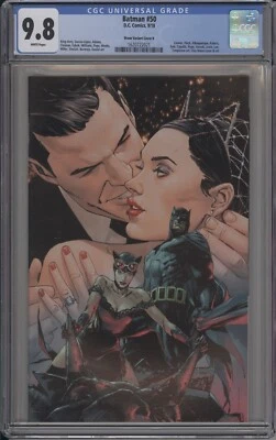 BATMAN #50 - CGC 9.8 - COMIC SKETCH ART EXCLUSIVE CLAY MANN VIRGIN VARIANT - Image 1 of 2