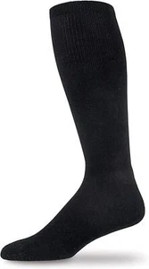 Thorlos 288188 Unisex Thin Padded Over the Calf Sock, Black, W6.5-10, M5.5-8.5 - Picture 1 of 2