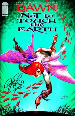 DAWN NOT TO TOUCH THE EARTH #1 SIGNED CREATOR & ARTIST JOSEPH MICHAEL LINSNER - Image 1 of 3
