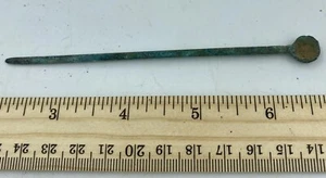 ANCIENT ROMAN BRONZE MEDICAL TOOL CIRCA 200-300AD R15 - Picture 1 of 5