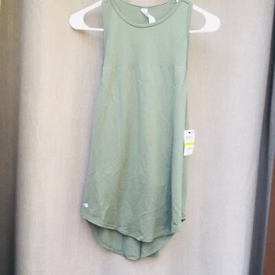 Camiseta sin mangas para mujer ideología espalda cruzada verde talla mediana NUEVA  Foto 1 de 4