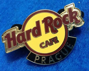 PRAGUE RED CIRCLE LINE CLASSIC STYLE LOGO 4LC OVAL HOLGRAM Hard Rock Cafe PIN - Picture 1 of 1