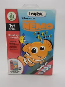 LeapFrog LeapPad Disney Pixar Finding Nemo 1st Grade Reading Book & Cartridge - Picture 1 of 5