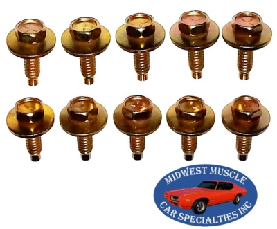 Болты крепежные для Chrysler Dodge Plymouth резьба 1/4-20 с наконечником для собаки 10 шт. P - Изображение 1 из 4