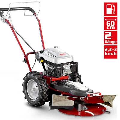 Balkenmäher Benzin mit Antrieb 60 cm Schnittbreite 4,9 PS Hochgras Kreisel Mäher - Bild 1 von 4