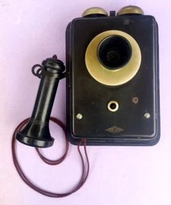 Antique Stanley & Patterson Deveau Phone 1921 New York USA Two Bell Phone # 1173 - Picture 1 of 14