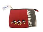 Vtg Disney Store Marathon Mickey Sport Embroidered Travel Pouch Cosmetic Bag